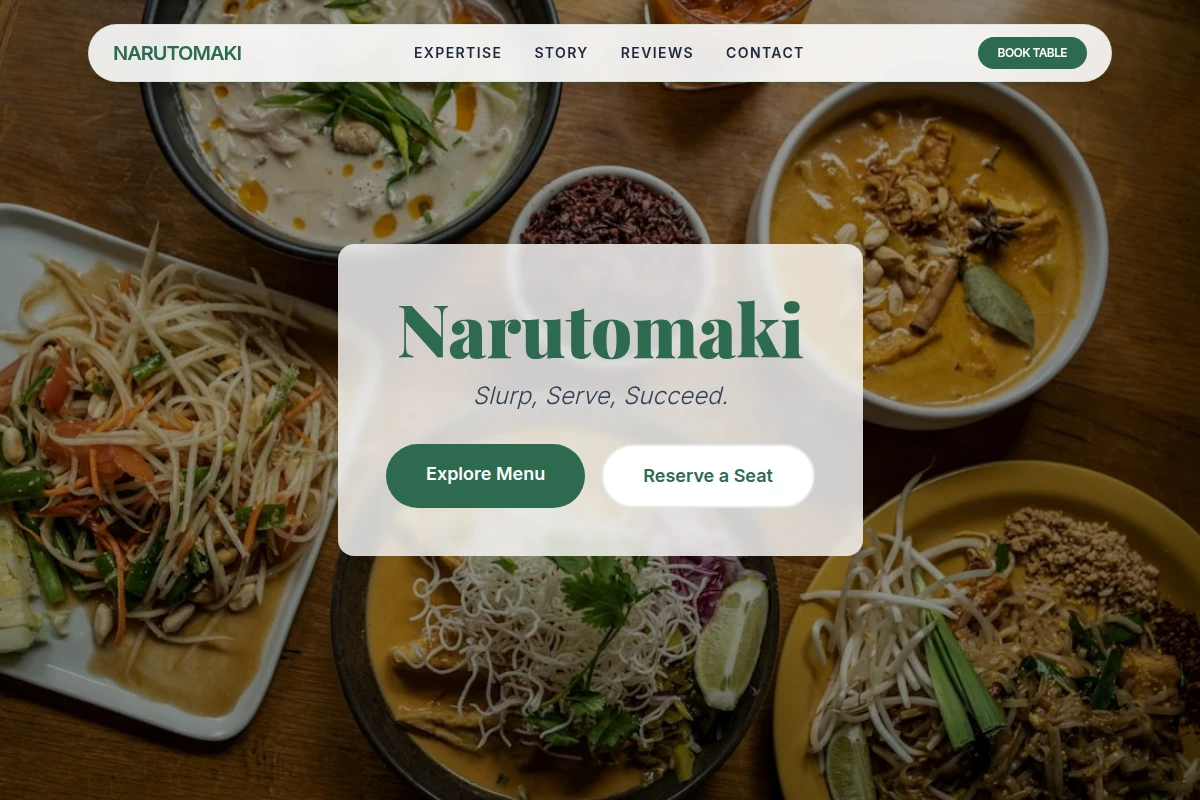 Narutomaki Asian Fusion Food