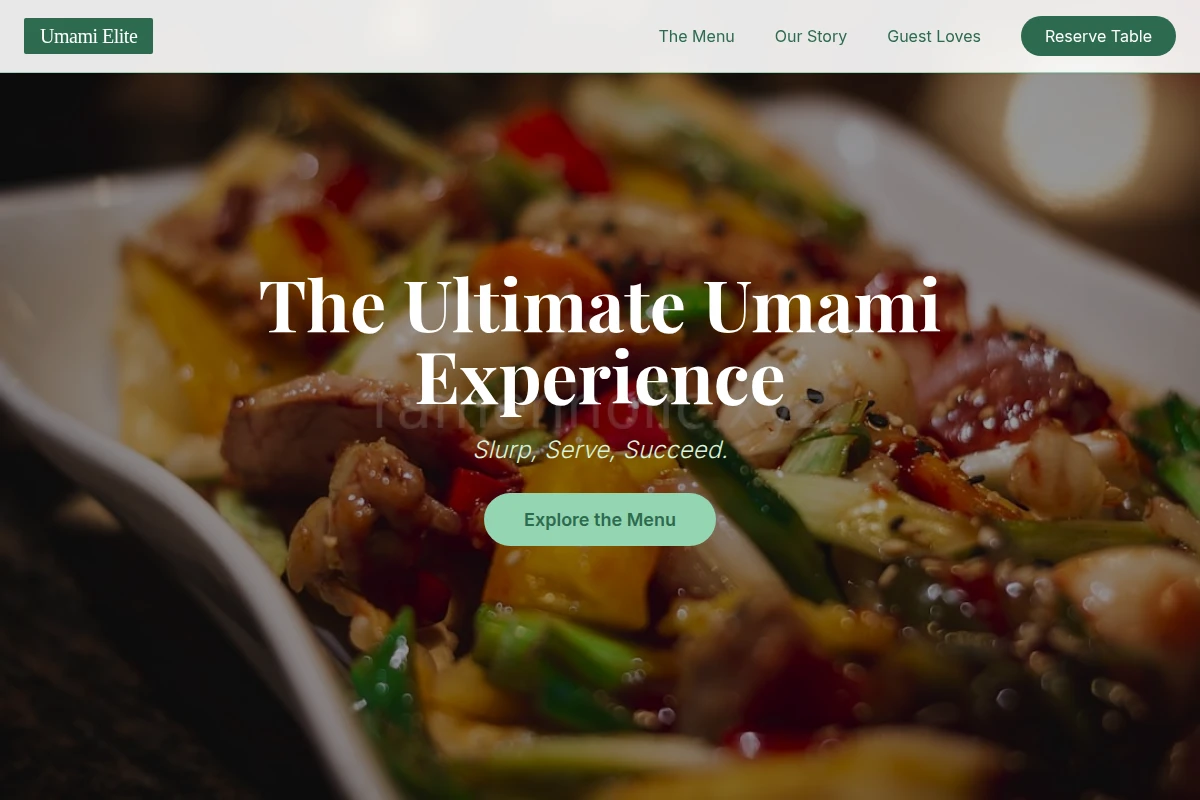 Ramen Asian Fusion Food