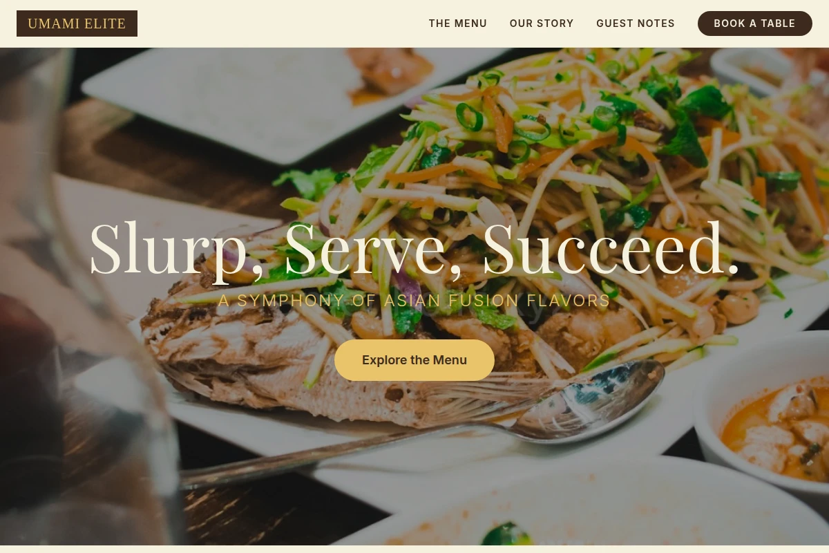 Flavor Asian Fusion Food