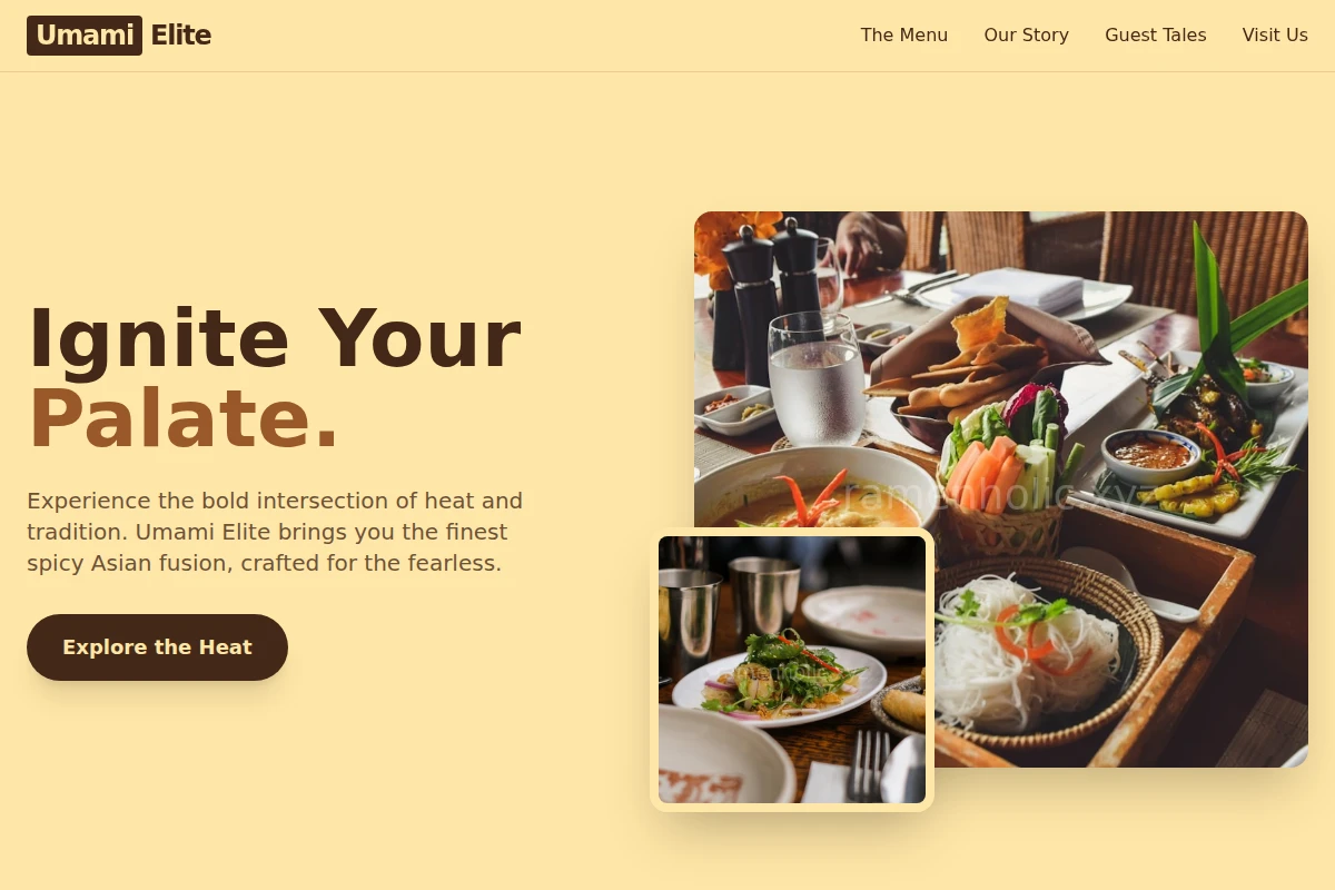 Spicy Asian Fusion Food