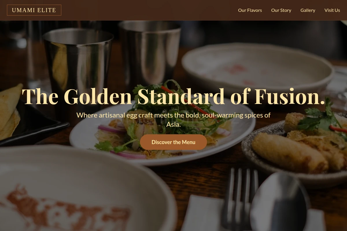 Egg Asian Fusion Food