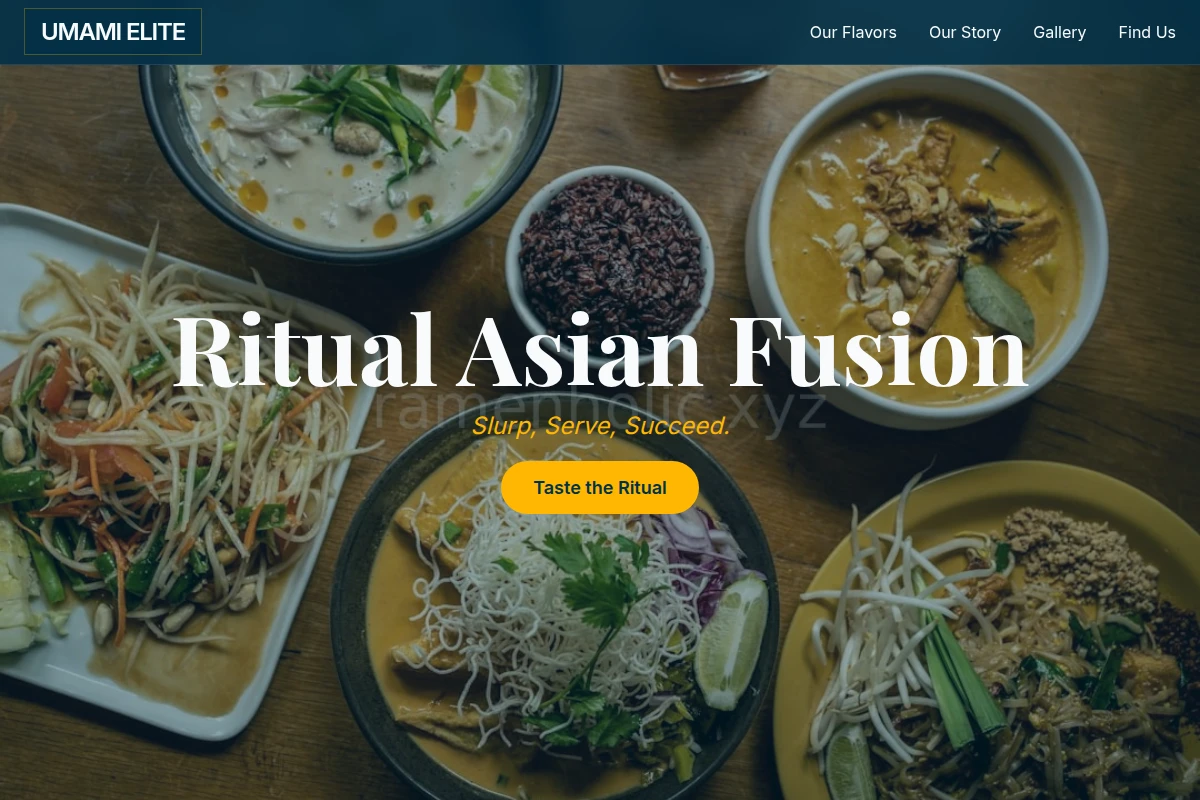 Ritual Asian Fusion Food