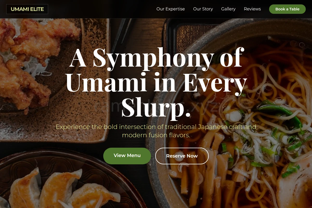 Ramen Asian Fusion Food