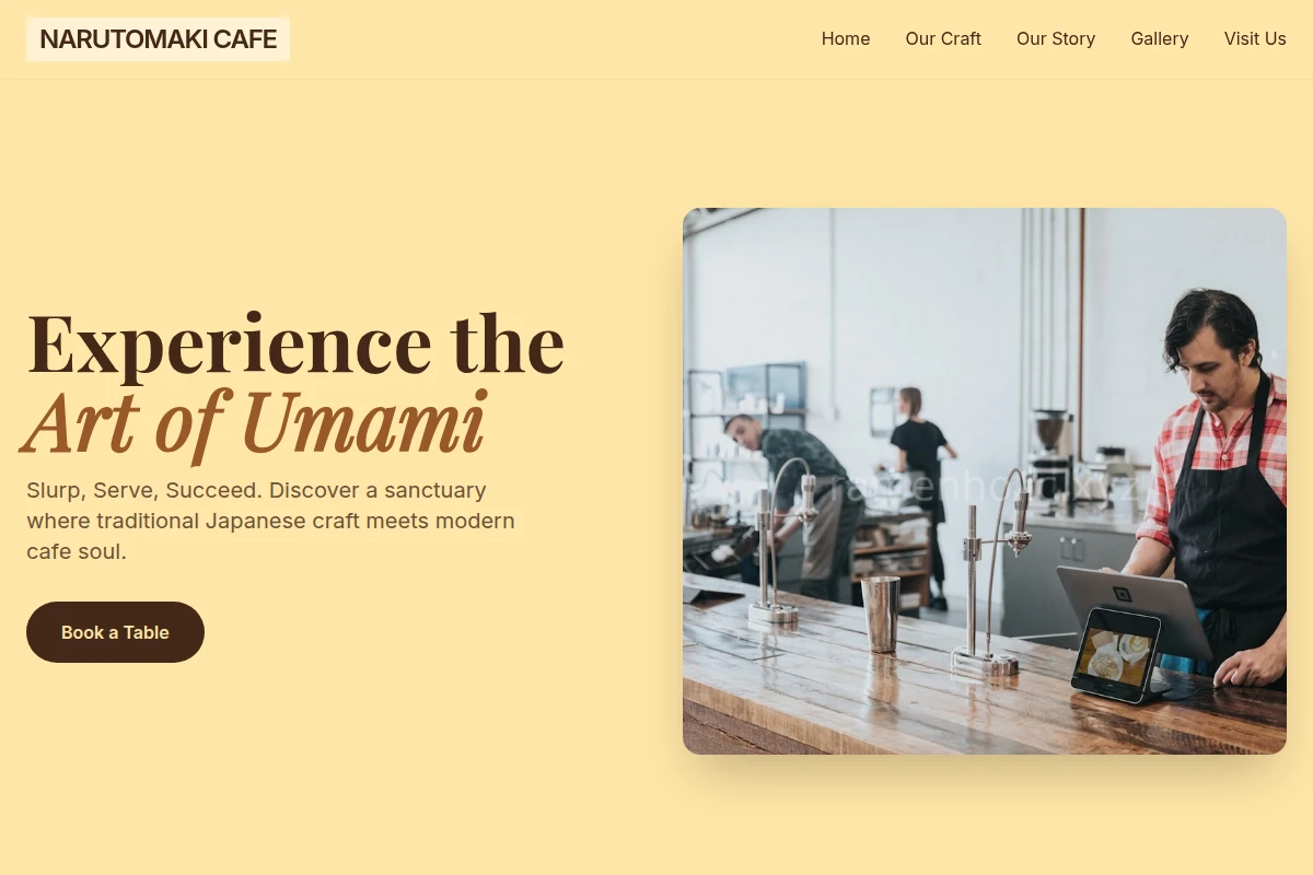 Narutomaki Cafe