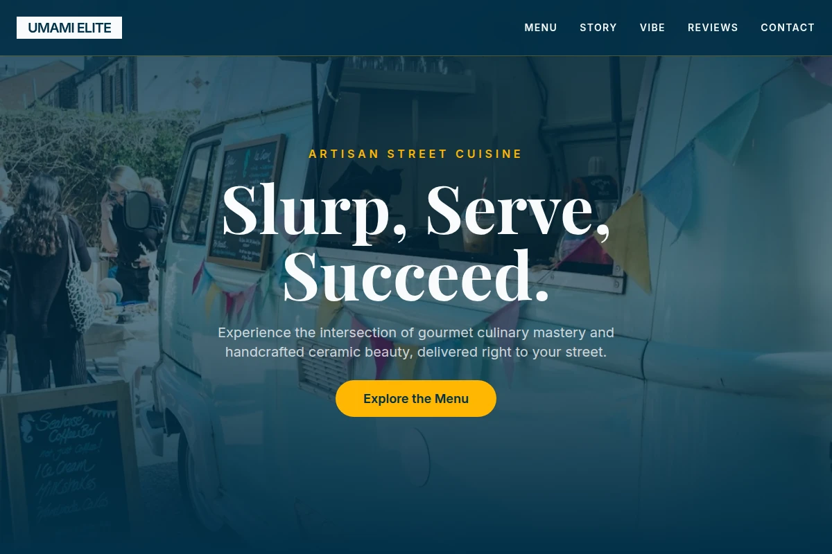 Ceramic Food Truck