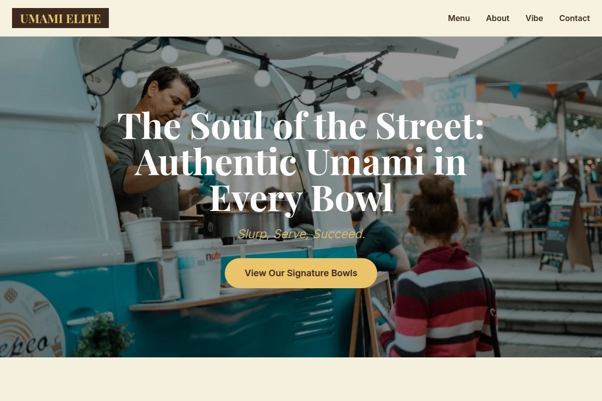 Ramen Food Truck