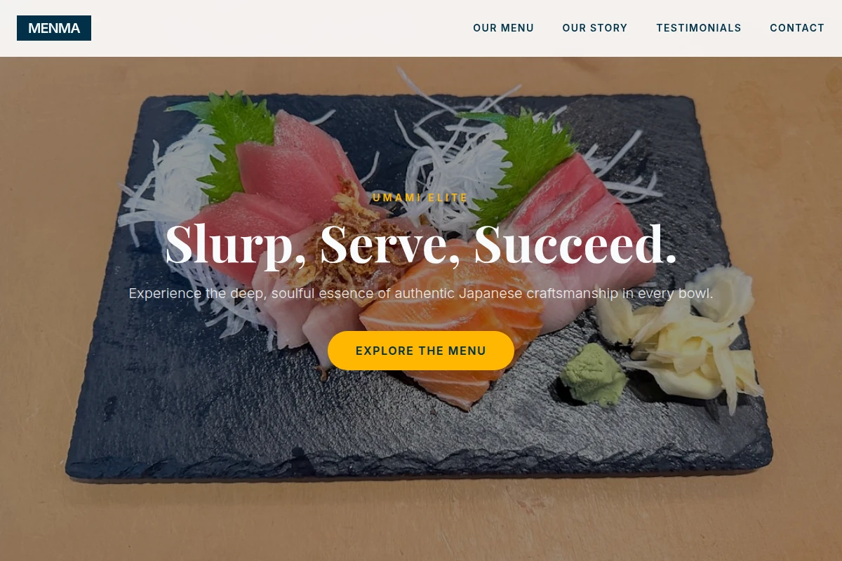 Menma Japanese Food