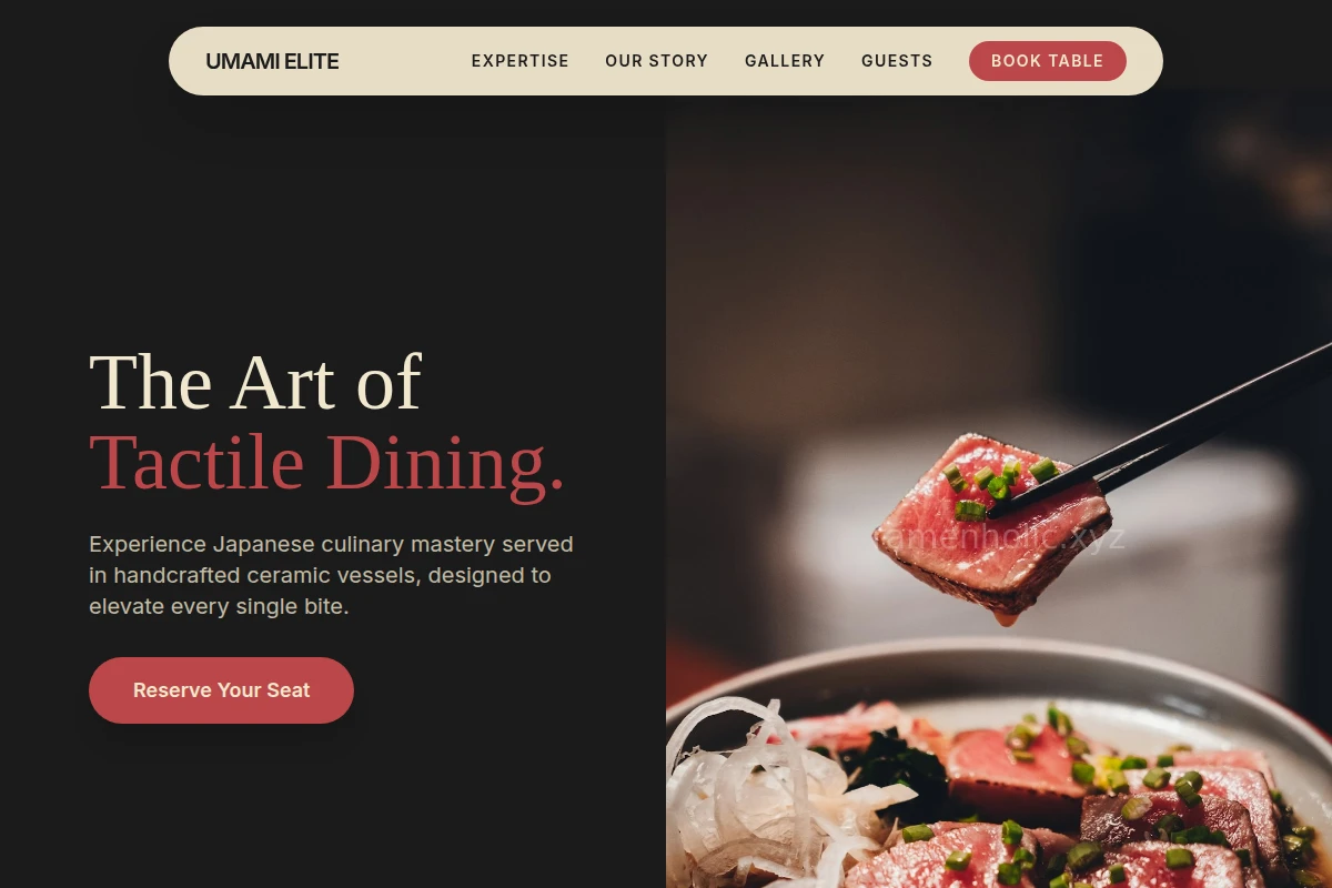 Ceramic Japanese Food