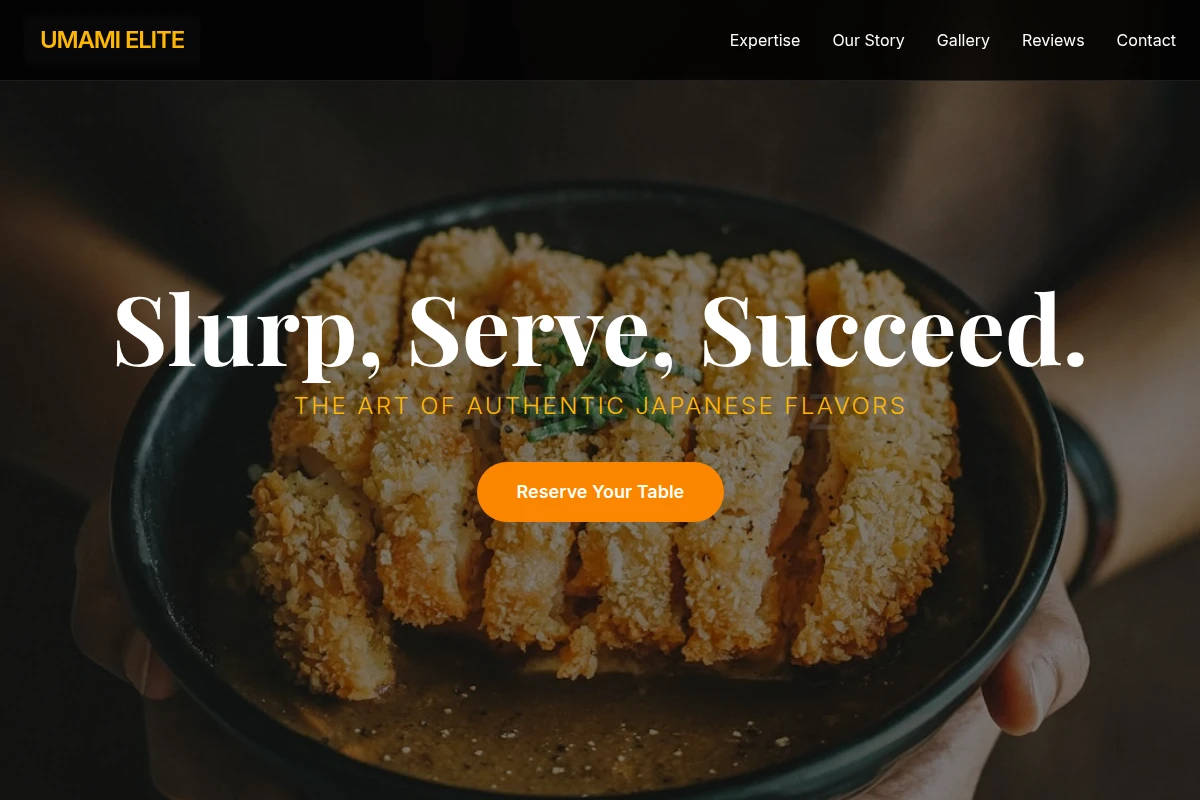Artisan Japanese Food