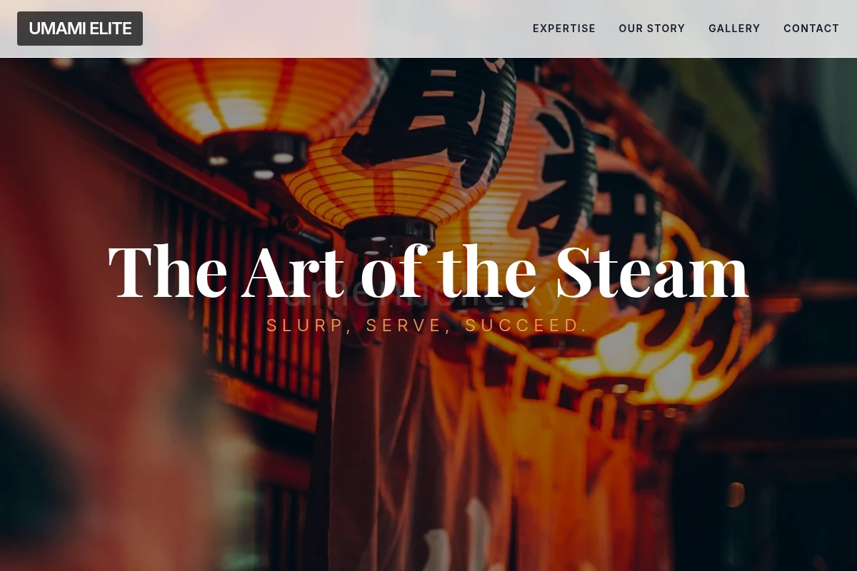 Steam Japanese Food