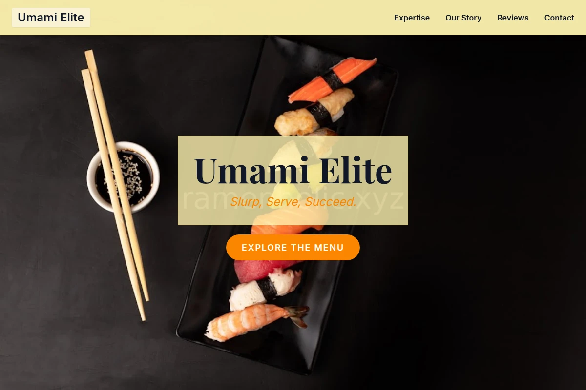 Sizzling Japanese Food