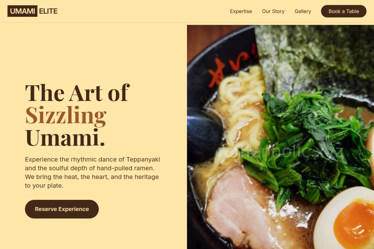 Sizzling Japanese Food