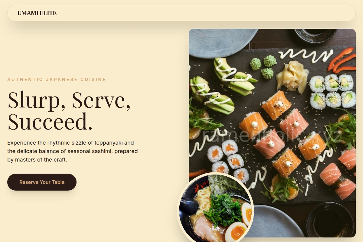 Sizzling Japanese Food