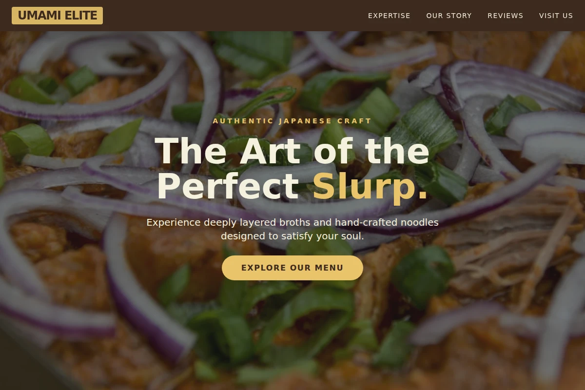 Ramen Specialty Food
