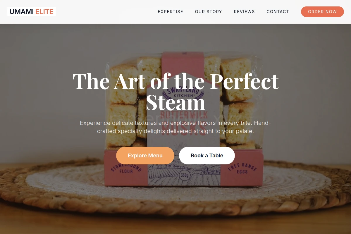 Steaming Specialty Food