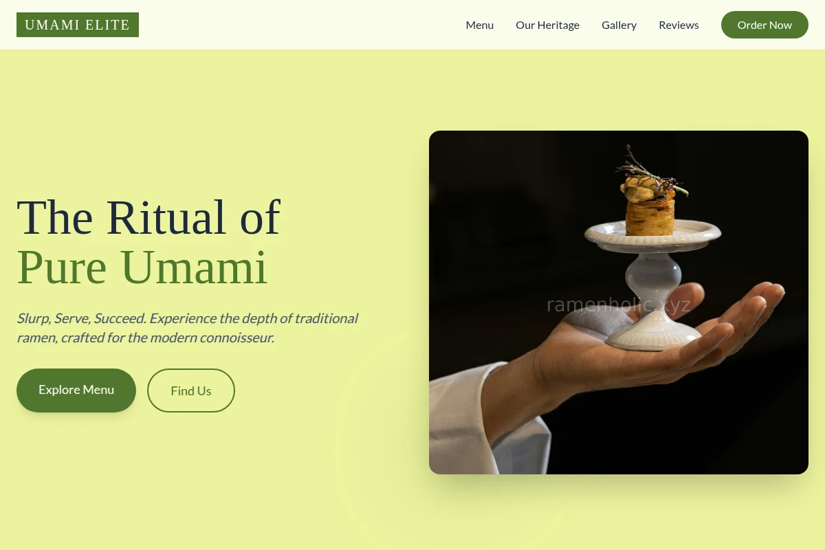 Ramen Specialty Food