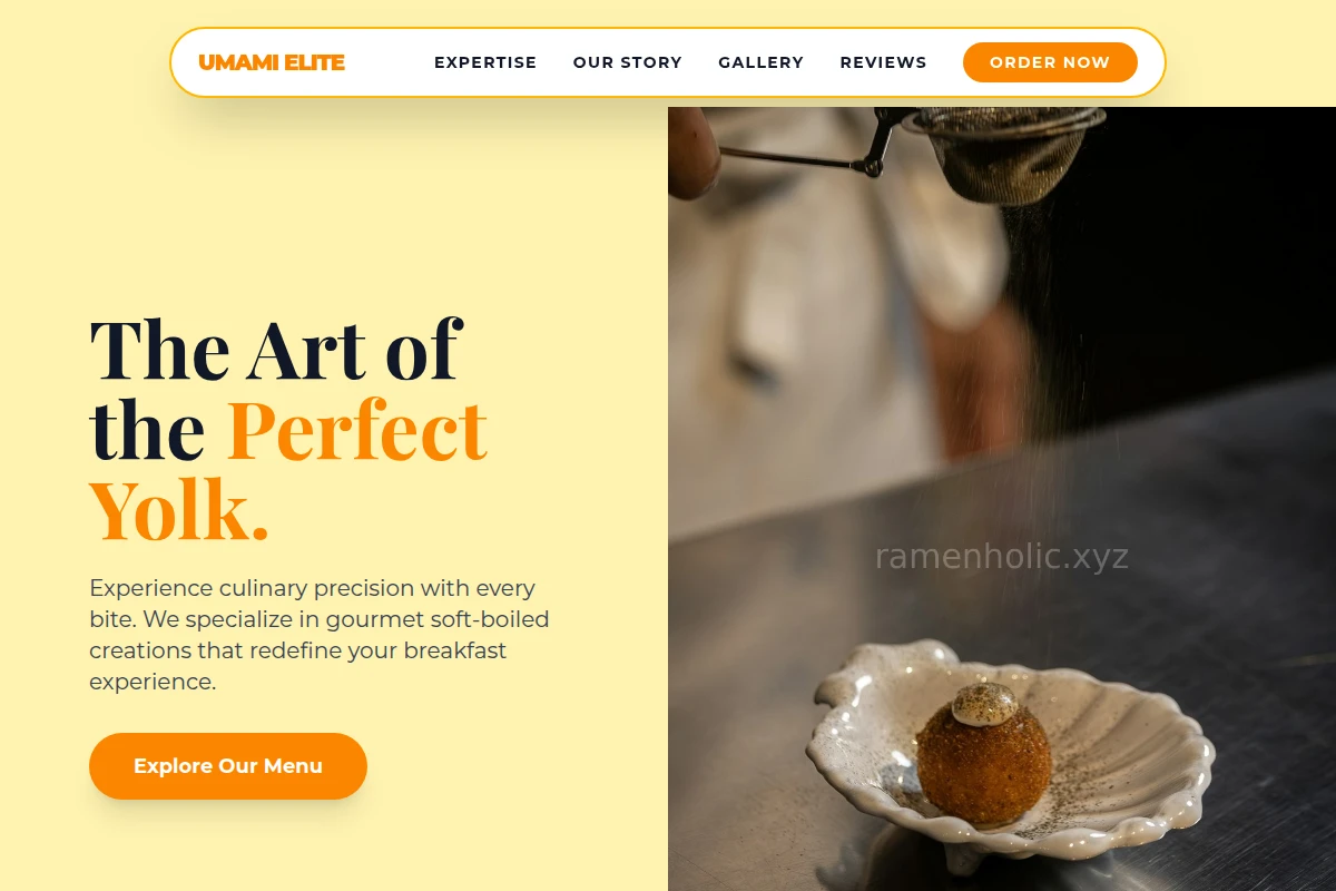 Soft-boiled Specialty Food