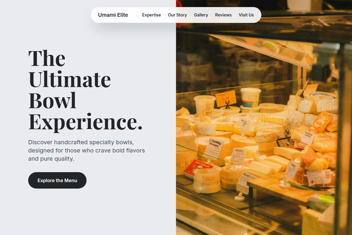 Bowl Specialty Food