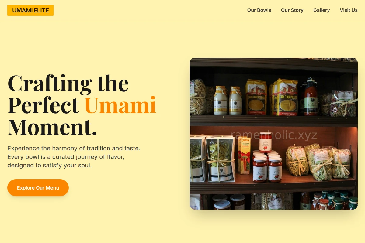 Bowl Specialty Food